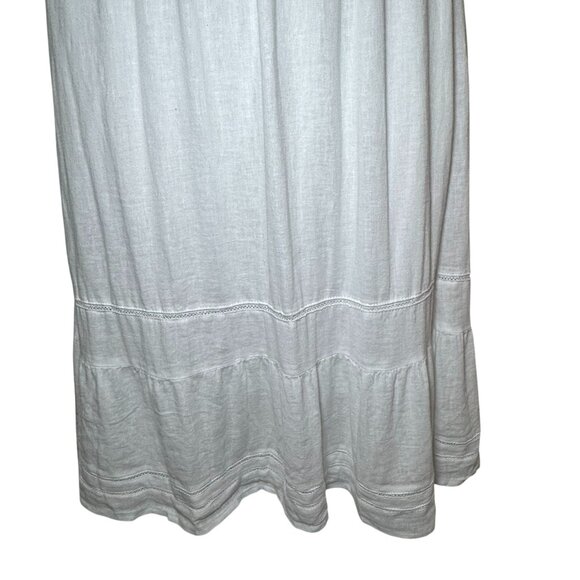 NWT Rails Womens Ashlyn Dress Sz S White Lace Detail Linen Rayon Blend $188 - Picture 5 of 10